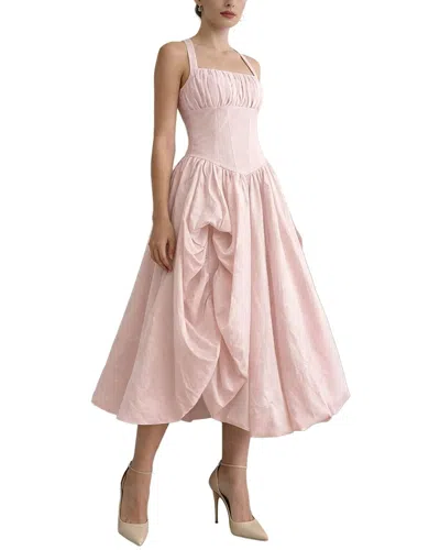 Mira Richi Midi Dress In Pink