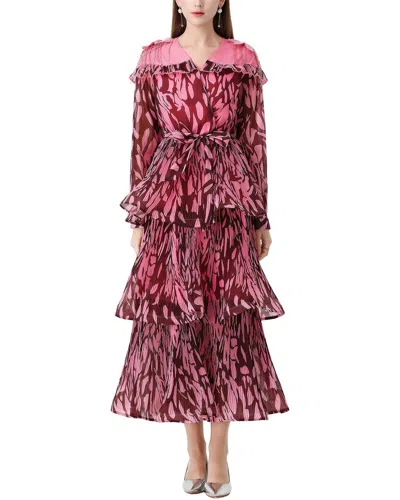 Mira Richi Midi Dress In Transparent
