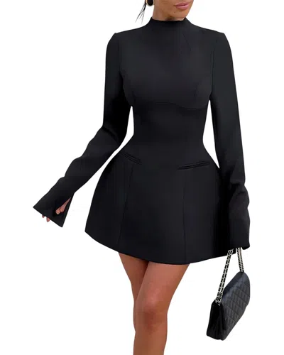 Mira Richi Mini Dress In Black