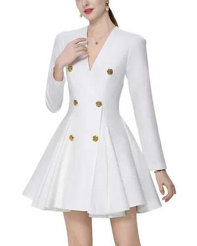 Mira Richi Mini Dress In White