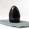 Mirabelle Jewellery Black Tourmaline Dome Shaped From Madagascar In Black