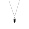 Mirabelle Jewellery Women's Black / Silver Mini Point Black Onyx Pendant On Sterling Silver