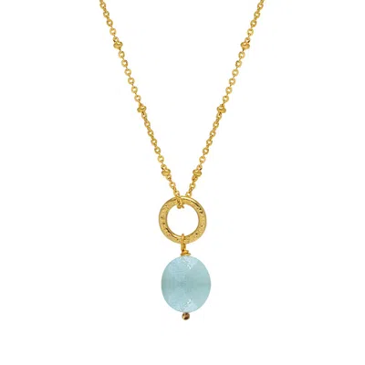 Mirabelle Jewellery Women's Blue Gita Pendant With Amazonite Fair Trade