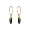 Mirabelle Jewellery Women's Cora Creole With Mini Point Black Onyx In Blue