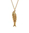 Mirabelle Jewellery Women's Gold Articulated Fish Pendant  Charm British Made