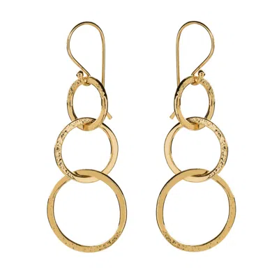 Mirabelle Jewellery Women's Gold Lolita Loop Earrings