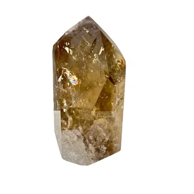 Mirabelle Jewellery Yellow Channeling Citrin Smokey Point From Brazil