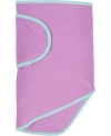 Miracle Baby Boys And Girls Blanket In Purple With Mint Trim