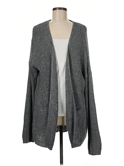 Pre-owned Miracle Cardigan Sweater In Gray