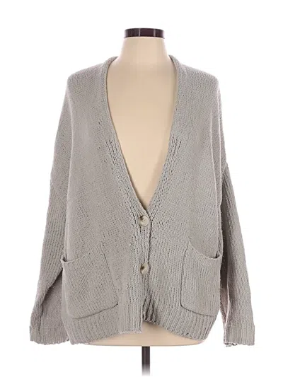 Pre-owned Miracle Cardigan Sweater In Gray