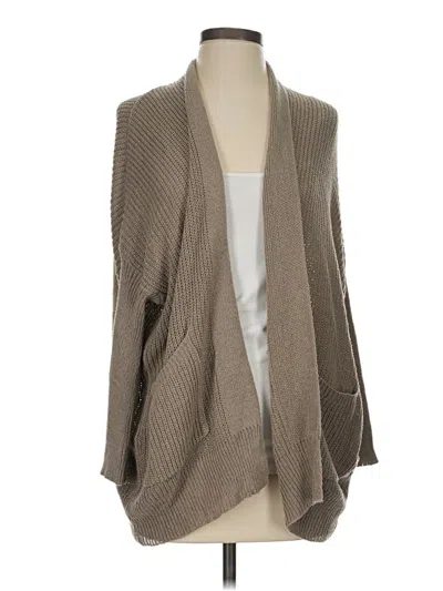 Pre-owned Miracle Cardigan Sweater In Tan