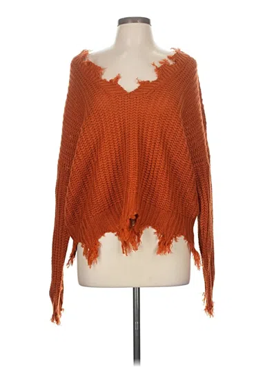 Pre-owned Miracle Poncho In Orange