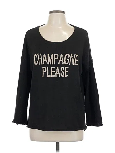 Pre-owned Miracle Pullover Sweater In Black