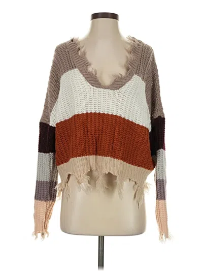 Pre-owned Miracle Pullover Sweater In Brown