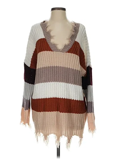 Pre-owned Miracle Pullover Sweater In Brown