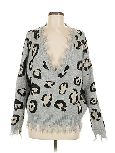 Pre-owned Miracle Pullover Sweater In Gray