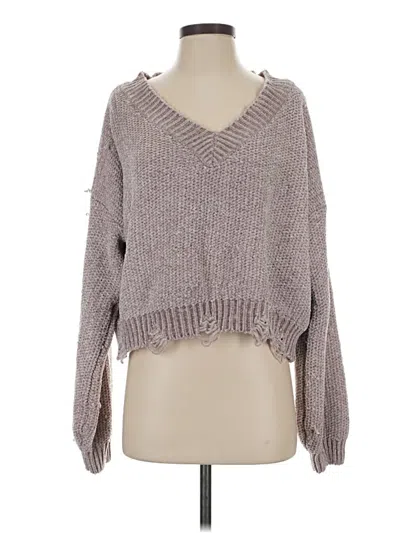 Pre-owned Miracle Pullover Sweater In Gray