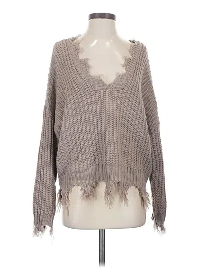 Pre-owned Miracle Pullover Sweater In Gray