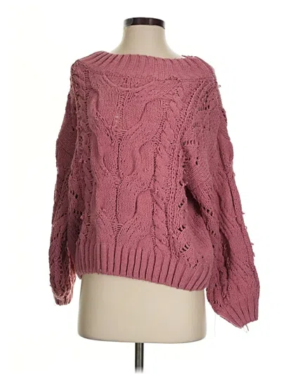 Pre-owned Miracle Pullover Sweater In Pink