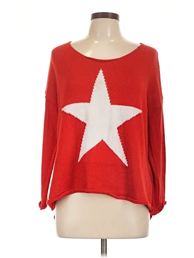 Pre-owned Miracle Pullover Sweater In Red