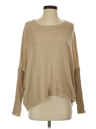 Pre-owned Miracle Pullover Sweater In Tan