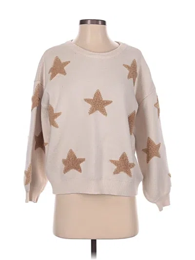 Pre-owned Miracle Pullover Sweater In Tan