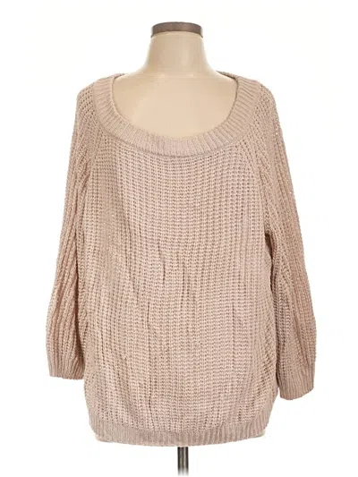 Pre-owned Miracle Pullover Sweater In Tan