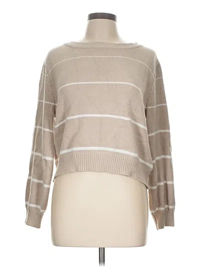 Pre-owned Miracle Pullover Sweater In Tan