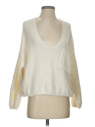 Pre-owned Miracle Pullover Sweater In White