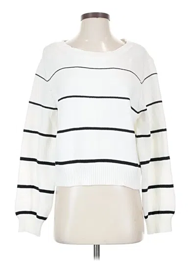 Pre-owned Miracle Pullover Sweater In White