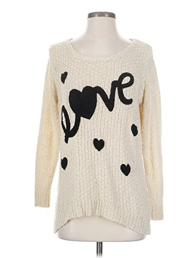 Pre-owned Miracle Pullover Sweater In White