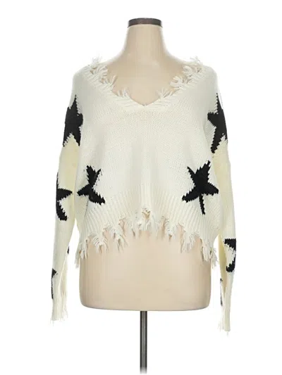 Pre-owned Miracle Pullover Sweater In White