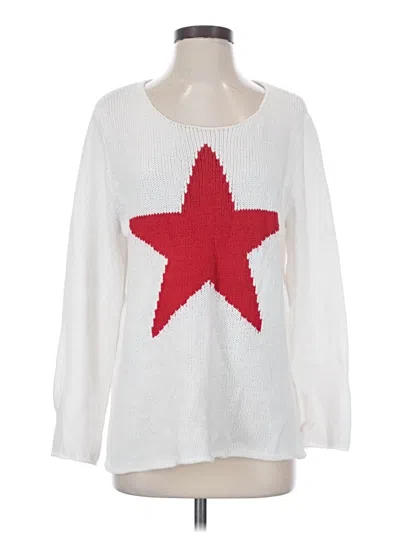 Pre-owned Miracle Pullover Sweater In White