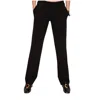 Miracles Manifester Women's Mid-rise Straight Leg Pants - Black In Black