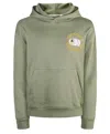 Miracles Manifester Women's  Good Luck Embroidered Hoodie - Green In Green