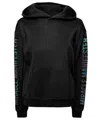 Miracles Manifester Women's Money Tree Reflective Design Hoodie - Black In Black