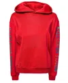 Miracles Manifester Women's Money Tree Reflective Design Hoodie - Red In Red