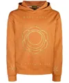 Miracles Manifester Women's Yellow / Orange Make Love Affirmation Embroidered Hoodie - Desert In Yellow/orange