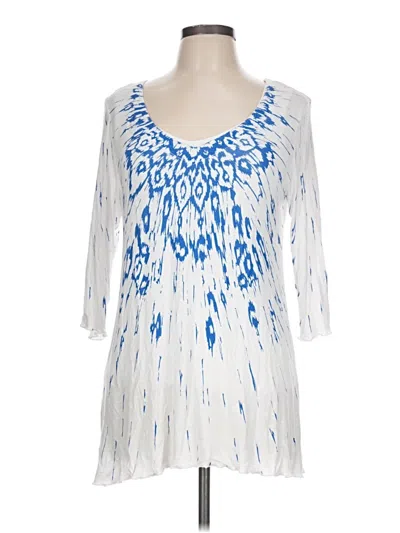 Pre-owned Miraclesuit 3/4 Sleeve T-shirt In Blue