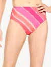 Miraclesuit Â® Basic Brief - Tie-dye Stripe - Tropical Punch - 16 Talbots In Multi
