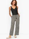 Miraclesuit Â® Woven Cotton Beach Pants - Medallion - Black/white - Medium Talbots In Multi