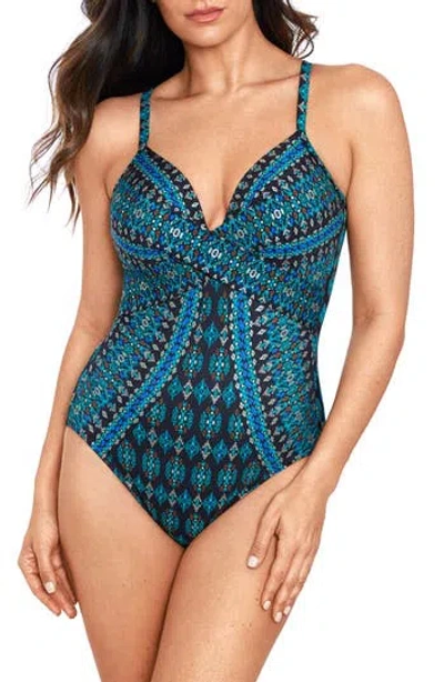 Miraclesuit ® Amarna Captivate One-piece Swimsuit In Black/multi