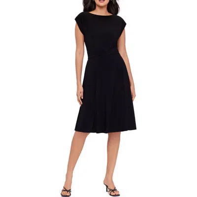 Miraclesuit ® Auri Boat Neck Stretch Jersey Dress In Black