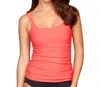 Miraclesuit Avalon Tankini Top In Coral In Pink