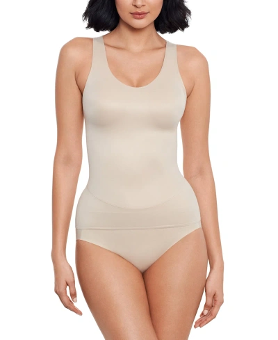Miraclesuit Back Wrap Front And Back Extra Firm Camisole 2433 In Warm Beige
