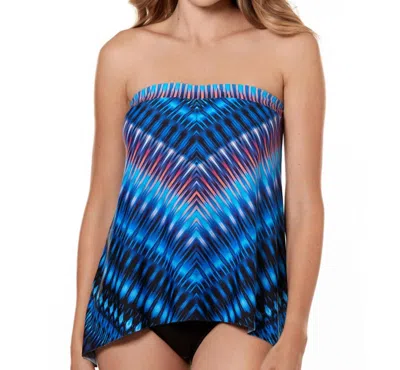 Miraclesuit Bandini Underwire Tankini Top In Marrakech In Multi