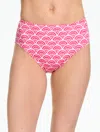 Miraclesuit ® Basic Brief - Fanning Daisy - Raspberry - 16 Talbots In Pink