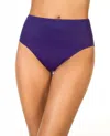Miraclesuit Basic Pant Swim Bottom In Eggplant