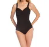Miraclesuit Bella Underwire One Piece Swimsuit In Black