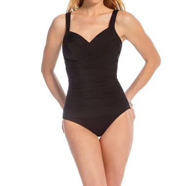 Miraclesuit Bella Underwire One Piece Swimsuit In Black